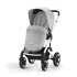 Καρότσι Cybex Talos S Lux, στιβαρή, προηγμένη ανάρτηση, άνετη - Lava Grey με ασημί πλαίσιο - 2
