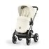 Carucior sport pentru copii Cybex Talos S Lux, robust, suspensie avansata, confortabil - Seashell Beige cu cadru taupe - 2