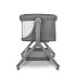 Patut pentru copii Lionelo - Leonie Plus, co-sleeper, pliabil, Grey Stone - 6