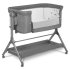 Patut pentru copii Lionelo - Leonie Plus, co-sleeper, pliabil, Grey Stone - 1