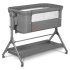 Patut pentru copii Lionelo - Leonie Plus, co-sleeper, pliabil, Grey Stone - 2