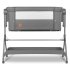 Patut pentru copii Lionelo - Leonie Plus, co-sleeper, pliabil, Grey Stone - 11