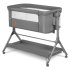 Patut pentru copii Lionelo - Leonie Plus, co-sleeper, pliabil, Grey Stone - 4