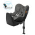 Scaun auto pentru copii Cybex Platinum, Sirona Zi i-Size, 0-4 ani, rotativ, cu baza - Soho Grey - 1