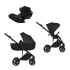 Carucior 3 in 1 pentru copii Anex Eli Midnight, cu landou si Scoica Cloud G Plus - 1