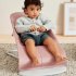 Balansoar pentru copii BabyBjorn Bliss cu tesatura matlasata, aspect de petala si bara de jucarii, Dusty Pink - 4