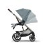 Παιδικό καρότσι Cybex Balios S Lux, προηγμένης ανάρτησης, Stormy Blue με πλαίσιο Taupe - 5