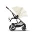 Παιδικό καρότσι Cybex Balios S Lux, προηγμένη ανάρτηση, Seashell Beige με πλαίσιο Taupe - 5