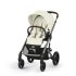 Παιδικό καρότσι Cybex Balios S Lux, προηγμένη ανάρτηση, Seashell Beige με πλαίσιο Taupe - 1
