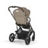Παιδικό καρότσι Cybex Balios S Lux, προηγμένη ανάρτηση, Almond Beige με πλαίσιο Taupe - 6