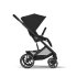 Παιδικό καρότσι Cybex Balios S Lux, προηγμένη ανάρτηση, Moon Black με μαύρο πλαίσιο - 3
