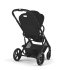 Παιδικό καρότσι Cybex Balios S Lux, προηγμένη ανάρτηση, Moon Black με μαύρο πλαίσιο - 6