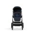 Παιδικό καρότσι Cybex Balios S Lux, προηγμένη ανάρτηση, Ocean Blue με ασημί πλαίσιο - 2