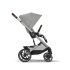Παιδικό καρότσι Cybex Balios S Lux, προηγμένη ανάρτηση, Stone Grey με ασημί πλαίσιο - 3