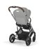 Παιδικό καρότσι Cybex Balios S Lux, προηγμένη ανάρτηση, Stone Grey με ασημί πλαίσιο - 6