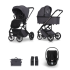 Pachet promotional premium carucior Cavoe MOI+, sport, landou, accesorii si scoica auto Cybex, Iron - 1