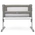 Patut pliant 2 in 1 pentru copii Joie Roomie Glide, co-sleeper, Foggy Gray - 3