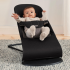 Детски люлеещ се стол BabyBjorn Balance Soft, с ватирана дамаска, Soft Black/Dark Grey - 2