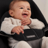 BabyBjorn Balance Soft Παιδικό Ρηλάξ με Καπιτονέ Ύφασμα Soft Black/Dark Gray - 5