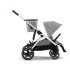 Διπλό καρότσι Cybex Gazelle S, για παιδιά, compact, νέα έκδοση - Stone Grey - 1