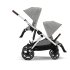 Διπλό καρότσι Cybex Gazelle S, για παιδιά, compact, νέα έκδοση - Stone Grey - 5