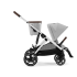 Carucior sport dublu Cybex Gazelle S, pentru copii, compact, varianta noua - Lava Grey - 1