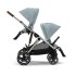 Carucior sport dublu Cybex Gazelle S, pentru copii, compact, varianta noua - Stormy Blue - 5