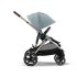 Carucior sport dublu Cybex Gazelle S, pentru copii, compact, varianta noua - Stormy Blue - 4