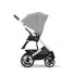 Καρότσι Cybex Talos S Lux, στιβαρή, προηγμένη ανάρτηση, άνετη - Stone Grey με ασημί πλαίσιο - 6