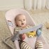 Balansoar pentru copii BabyBjorn Bliss, cu aspect clasic, tesatura melange, Light Pink - 4