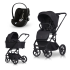 Παιδικό καρότσι 3 σε 1, Cavoe MOI XL, με κέλυφος Cybex Cloud G Plus - 1