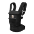  Marsupiu pentru bebelusi Ergobaby Adapt Soft Flex Mesh, respirabil si confortabil, 0 - 4 ani, Onyx Black - 1