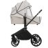 Детска спортна количка Lionelo Mika 3 в 1 PLUS, с включени аксесоари, количка и черупка, Beige Sand - 14