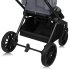 Детска спортна количка Lionelo Mika 3 в 1 PLUS, с включени аксесоари, количка и черупка, Grey Stone - 22