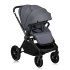 Детска спортна количка Lionelo Mika 3 в 1 PLUS, с включени аксесоари, количка и черупка, Grey Stone - 4