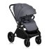 Carucior sport pentru copii Lionelo Mika 3 in 1 PLUS, cu accesorii, landou si scoica incluse, Grey Stone - 4