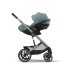 Scoica auto pentru copii Cybex Gold Cloud G i-Size Plus, 0-24 luni, varianta noua + Baza G, Stormy Blue - 9