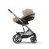 Scoica auto pentru copii Cybex Gold Cloud G i-Size Plus, 0-24 luni, varianta noua + Baza G, Almond Beige - 9