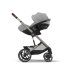 Cybex Gold Cloud G i-Size Plus Βρεφικό Κάθισμα Αυτοκινήτου 0-24 Μηνών & Βάση G - Stone Grey - 8