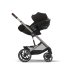 Παιδικό κάθισμα αυτοκινήτου Cybex Gold Cloud G i-Size Plus, 0-24 μηνών, νέα έκδοση + G Base, Moon Black - 9