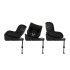Παιδικό κάθισμα αυτοκινήτου Cybex Gold Sirona G i-Size Comfort, 0-4 ετών, νέα έκδοση, Magic Black - 2