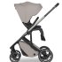 Carucior 4 in 1 pentru copii Cavoe Moi+, cu scoica Britax Romer Baby Safe PRO, cu baza Vario si accesorii, Taupe - 3