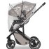 Carucior 4 in 1 pentru copii Cavoe Moi+, cu scoica Britax Romer Baby Safe PRO, cu baza Vario si accesorii, Taupe - 5