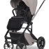 Carucior 4 in 1 pentru copii Cavoe Moi+, cu scoica Britax Romer Baby Safe PRO, cu baza Vario si accesorii, Taupe - 2