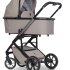 Carucior 4 in 1 pentru copii Cavoe Moi+, cu scoica Britax Romer Baby Safe PRO, cu baza Vario si accesorii, Taupe - 11