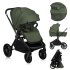 Carucior sport pentru copii Lionelo Mika 2 in 1 PLUS, cu landou si accesorii, Green Olive - 17
