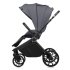 Carucior sport pentru copii Lionelo Mika 2 in 1 PLUS, cu landou si accesorii, Grey Stone - 6