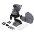 Carucior sport pentru copii Lionelo Mika 2 in 1 PLUS, cu landou si accesorii, Grey Stone - 1