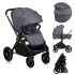 Carucior sport pentru copii Lionelo Mika 2 in 1 PLUS, cu landou si accesorii, Grey Stone - 17
