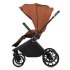 Carucior sport pentru copii Lionelo Mika 2 in 1 PLUS, cu landou si accesorii, Brown Rust - 8